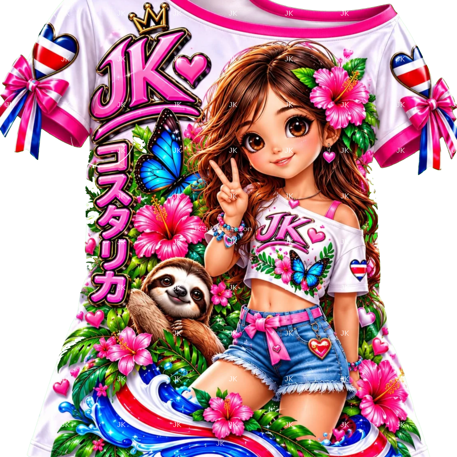 Camisa Infantil Costa Rica JK | 4500x5400