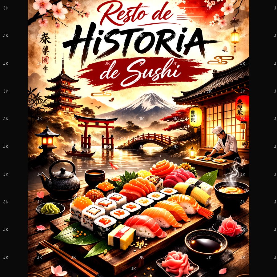 Delicias Japonesas: Arte del Sushi Tradicional” 4500x5400