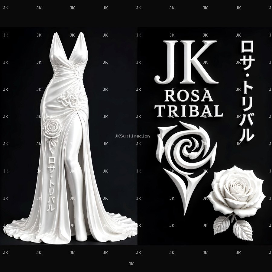 JK Luxury Japanese Dress PNG 4500x5400 – Elegant Anime Fashion Design