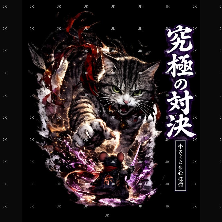 JK Anime Fire Cat Kid Shirt PNG 4500x5400 – Japanese Kawaii Streetwear for Boys