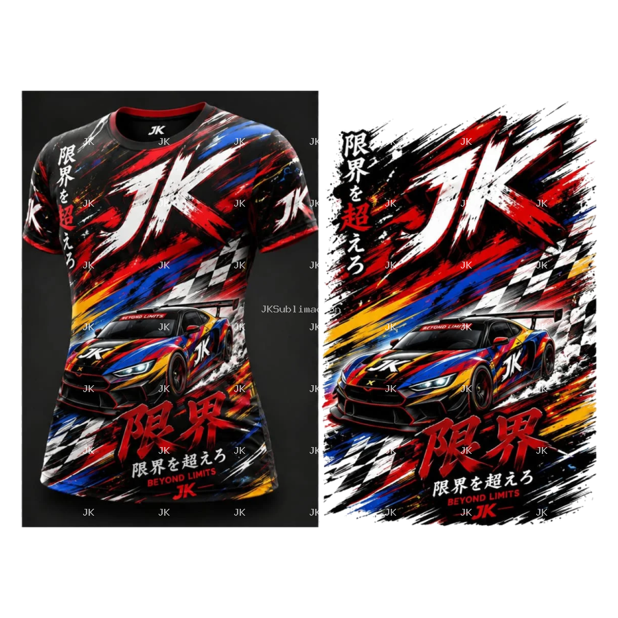 🔥 Urban Racing JK | Diseño Streetwear para Hombre PNG