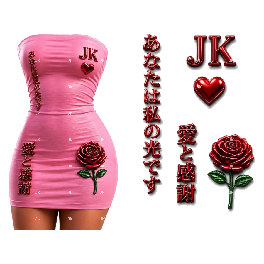 JK Kawaii Pink Hoodie PNG 4500x5400 – Cute Japanese Edition