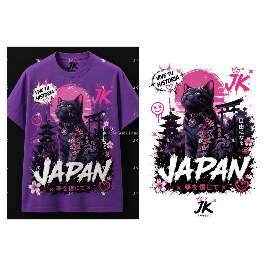 CAMISA PURPLE JAPAN STYLE