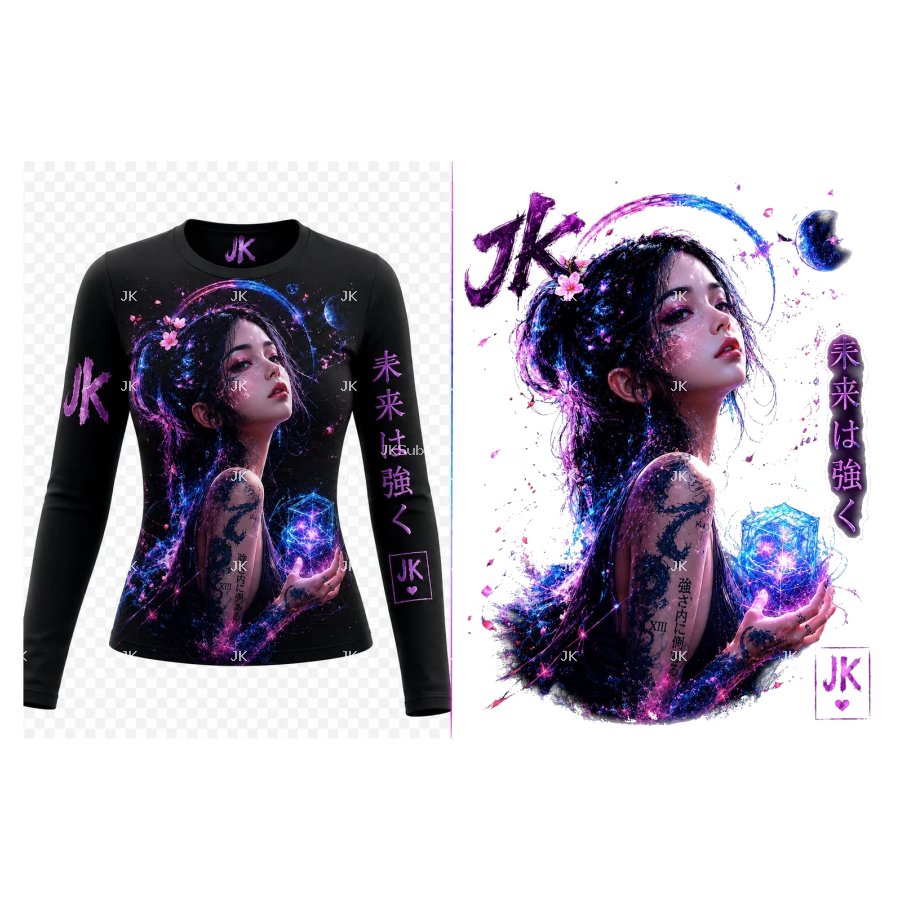 JK Neon Anime Future Girl – Edición Premium HD 4500x5400