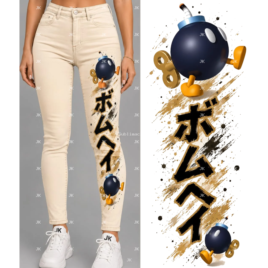 JK Retro Bomb Anime – Diseño Gamer Premium HD 4500x5400