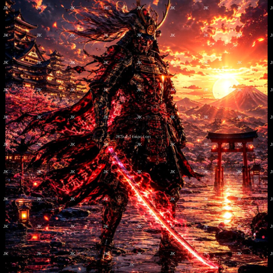 JK Inferno Samurai – Guerrero Legendario Premium HD 4500x5400