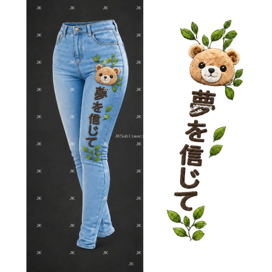 JK Kawaii Teddy Bear Premium Jeans – 4500x5400
