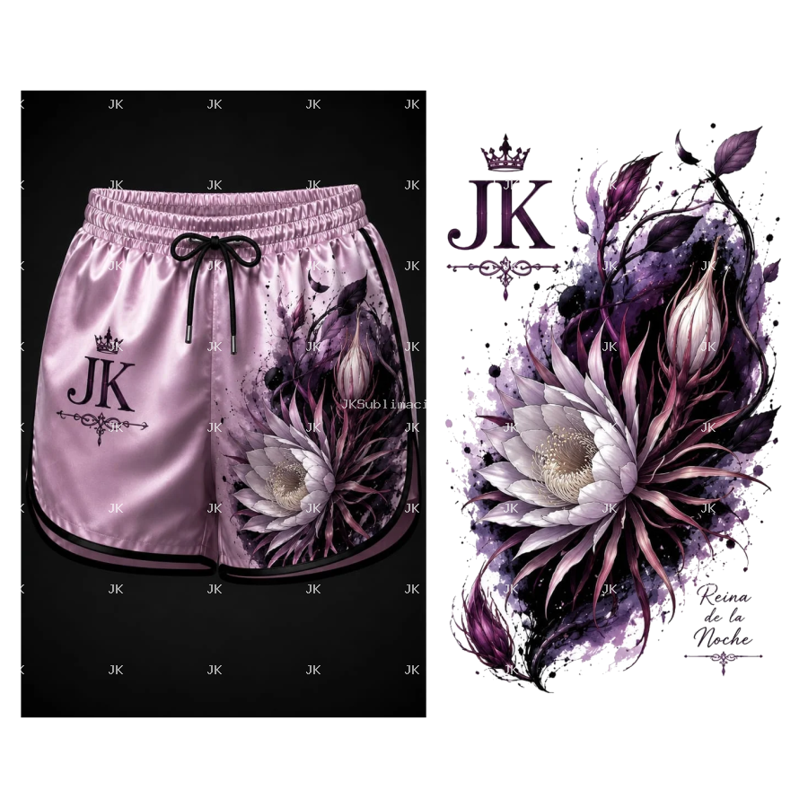 JK Reina de la Noche Elegance – Short Rosado para Mujer – 4500x5400