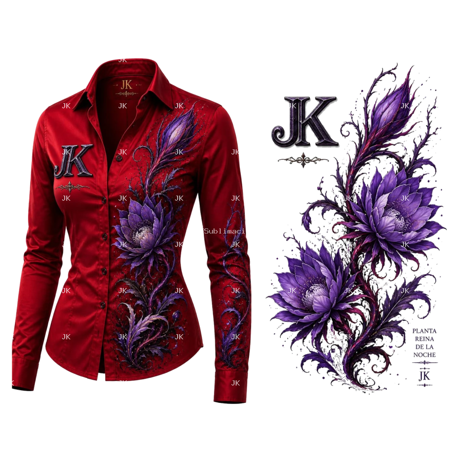 JK Reina de la Noche Mística – Blusa Elegante para Mujer – 4500x5400