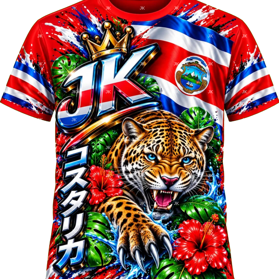 Camisa Infantil Costa Rica Jaguar JK | 4500x5400