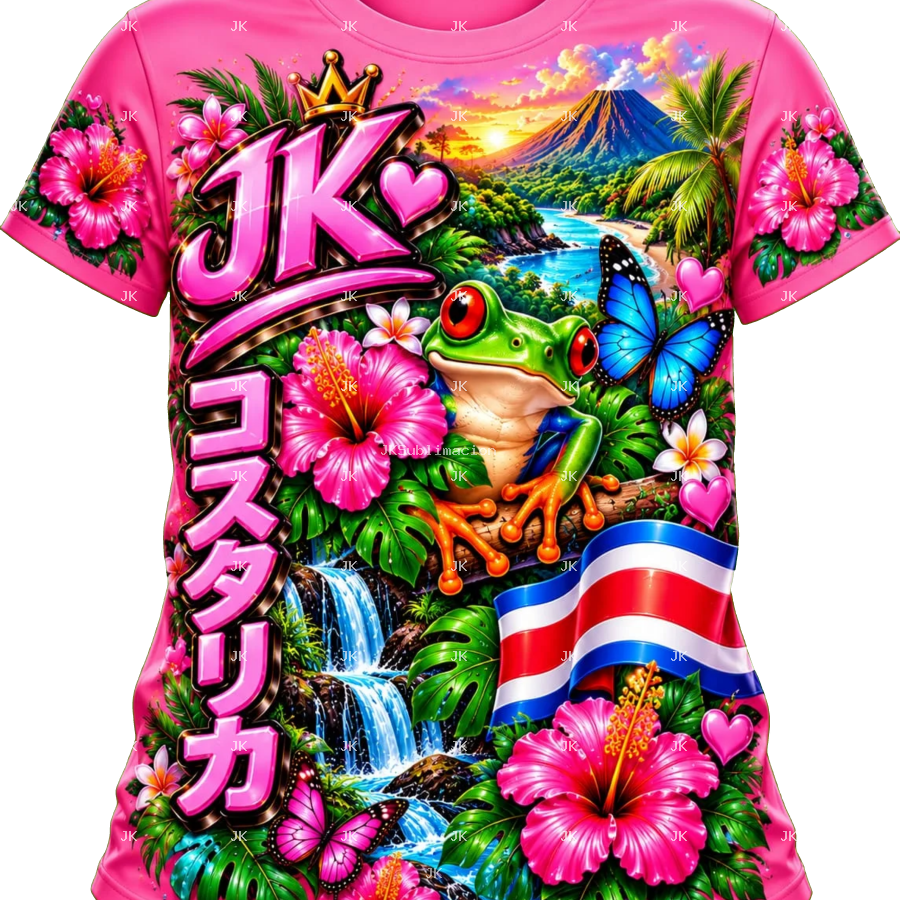 Camisa Infantil Costa Rica Rana JK | 4500x5400